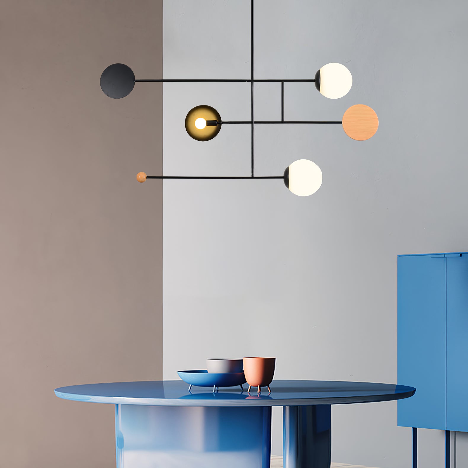 Orbital Balance Modern Linear Pendant Light - Letslighting