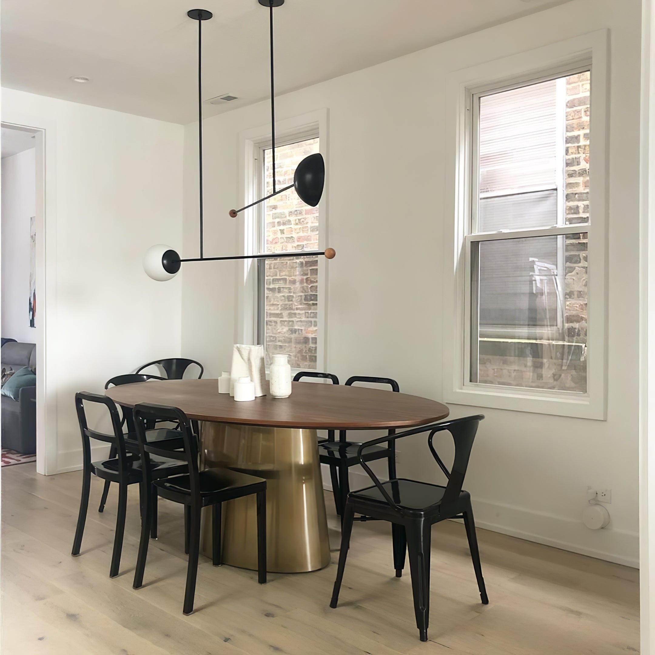 Orbital Balance Modern Linear Pendant Light - Letslighting