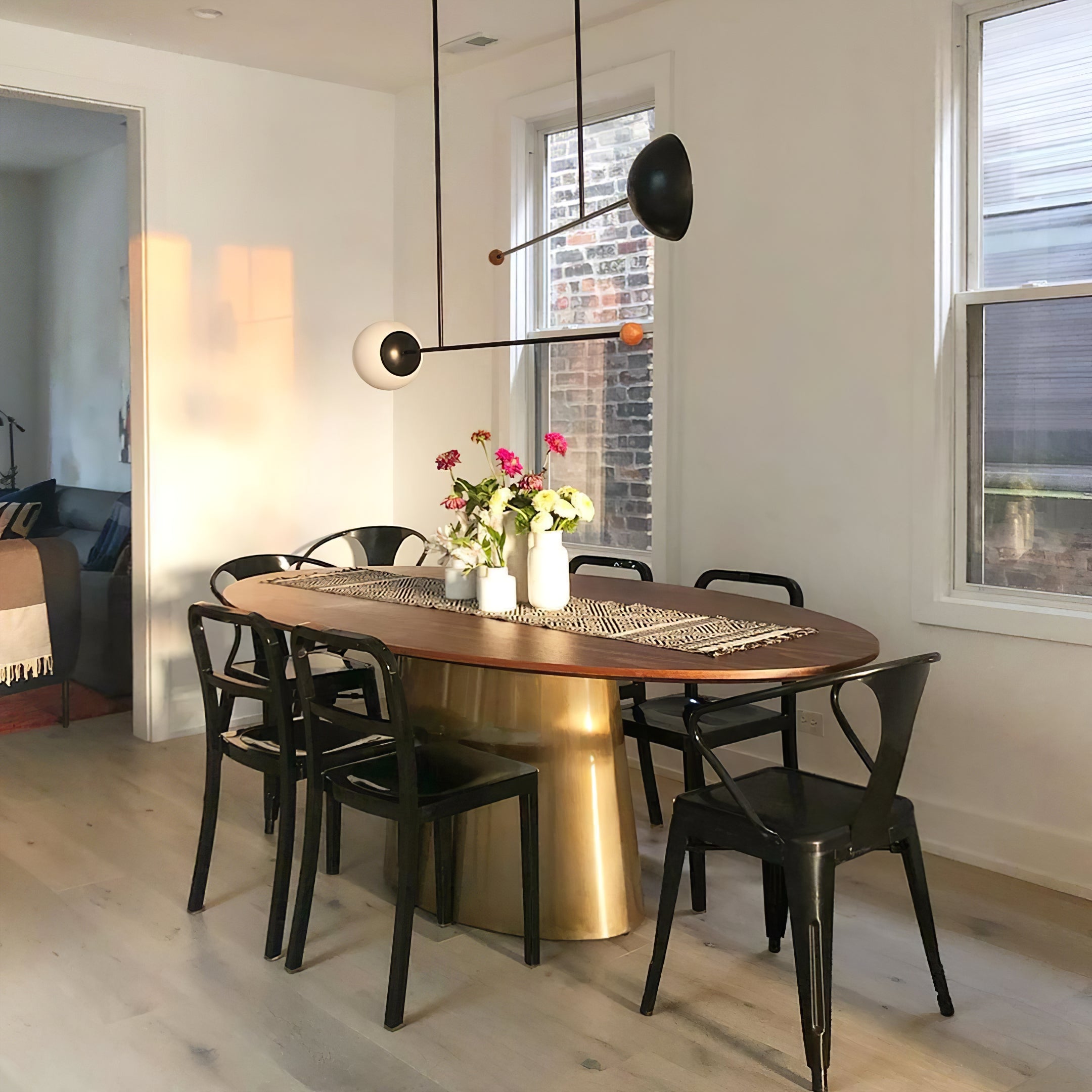 Orbital Balance Modern Linear Pendant Light - Letslighting