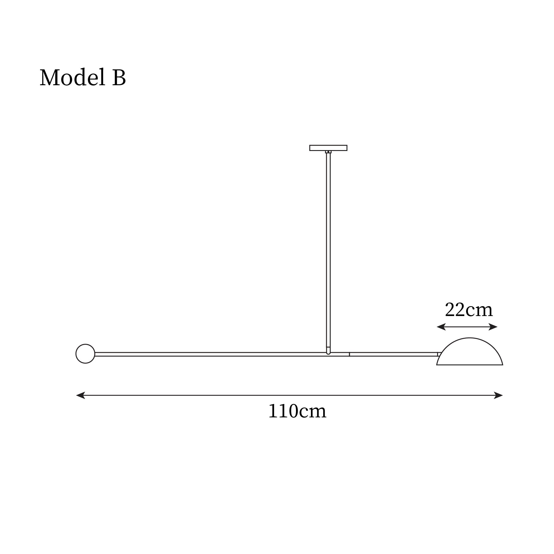 Orbital Balance Modern Linear Pendant Light - Letslighting
