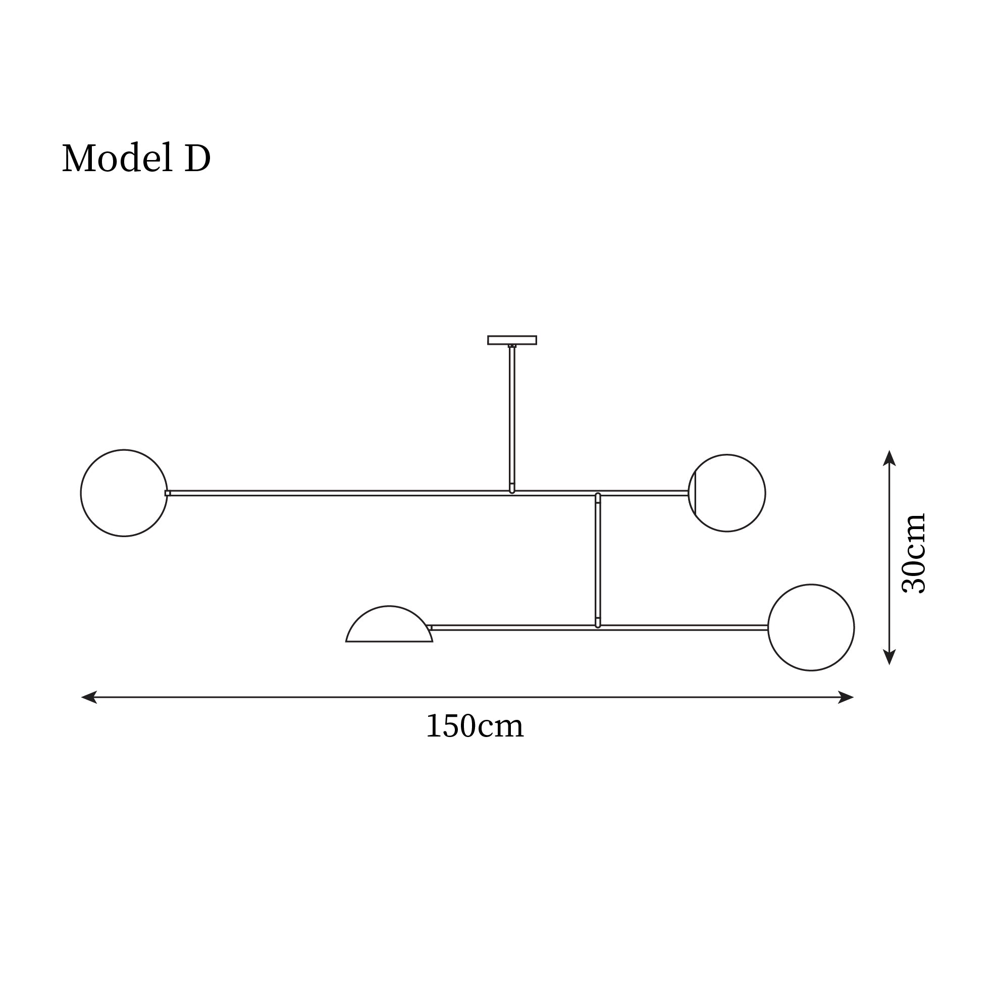 Orbital Balance Modern Linear Pendant Light - Letslighting