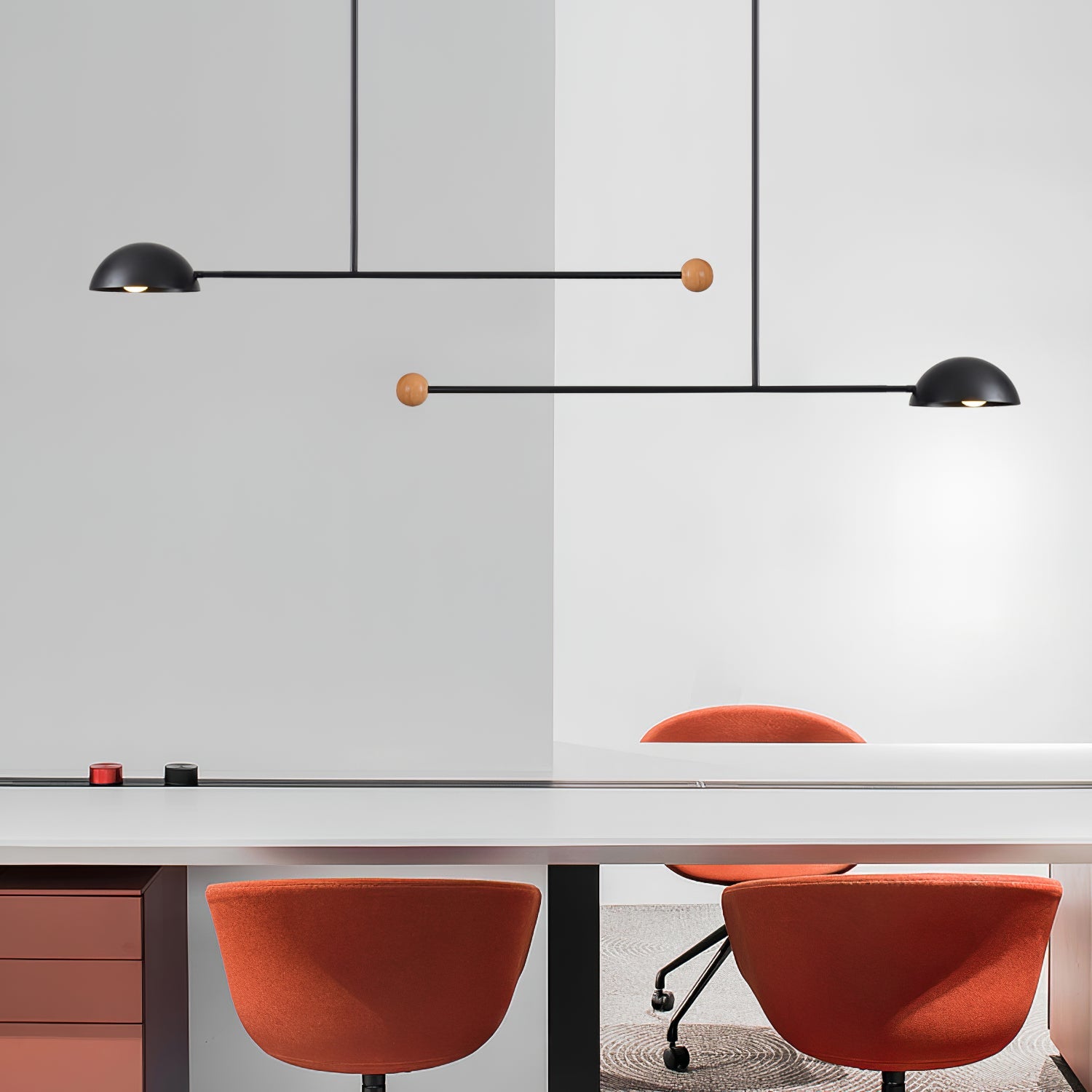 Orbital Balance Modern Linear Pendant Light - Letslighting