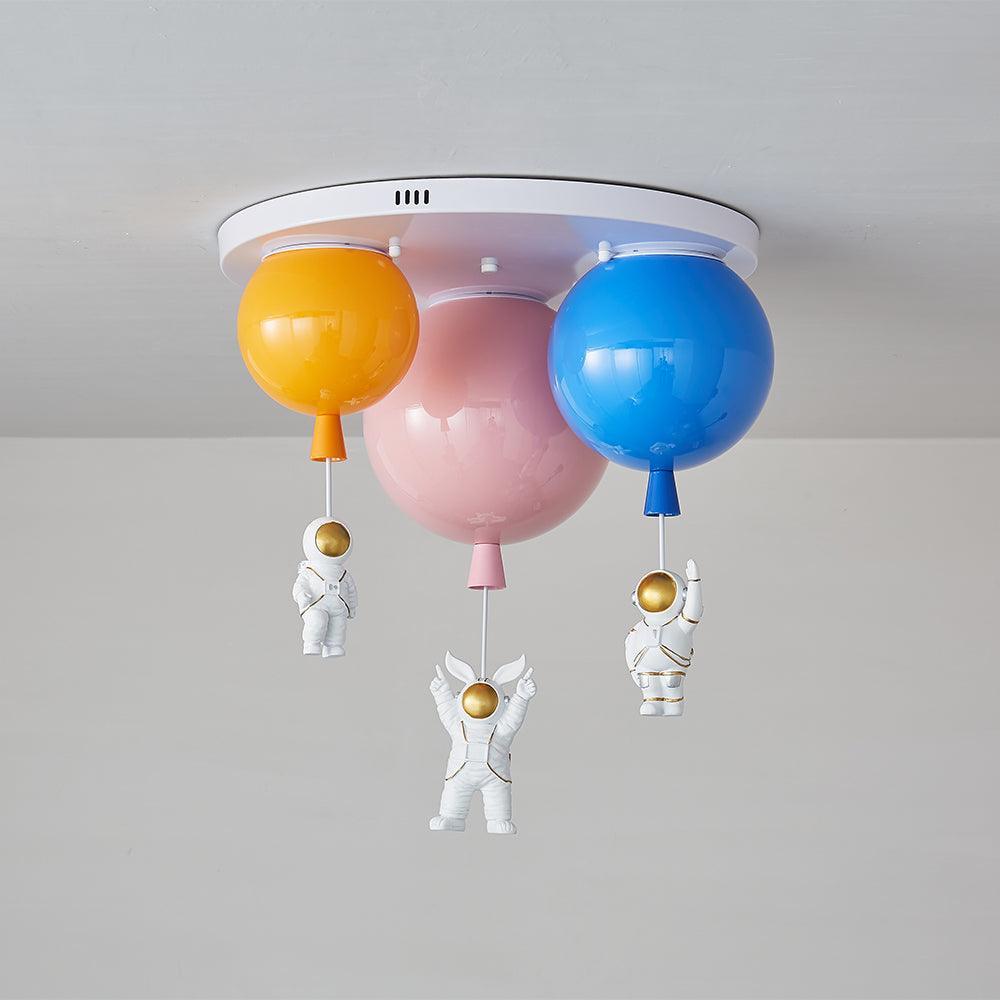 Lustra Ceiling Lamp Astronaut Glossy Balloon for Kid's Room - Letslighting