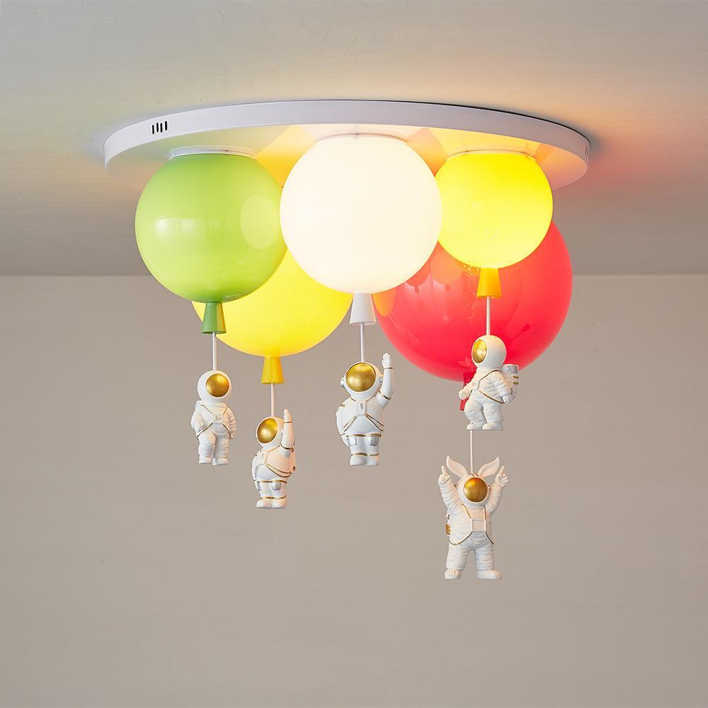 Lustra Ceiling Lamp Astronaut Glossy Balloon for Kid's Room - Letslighting