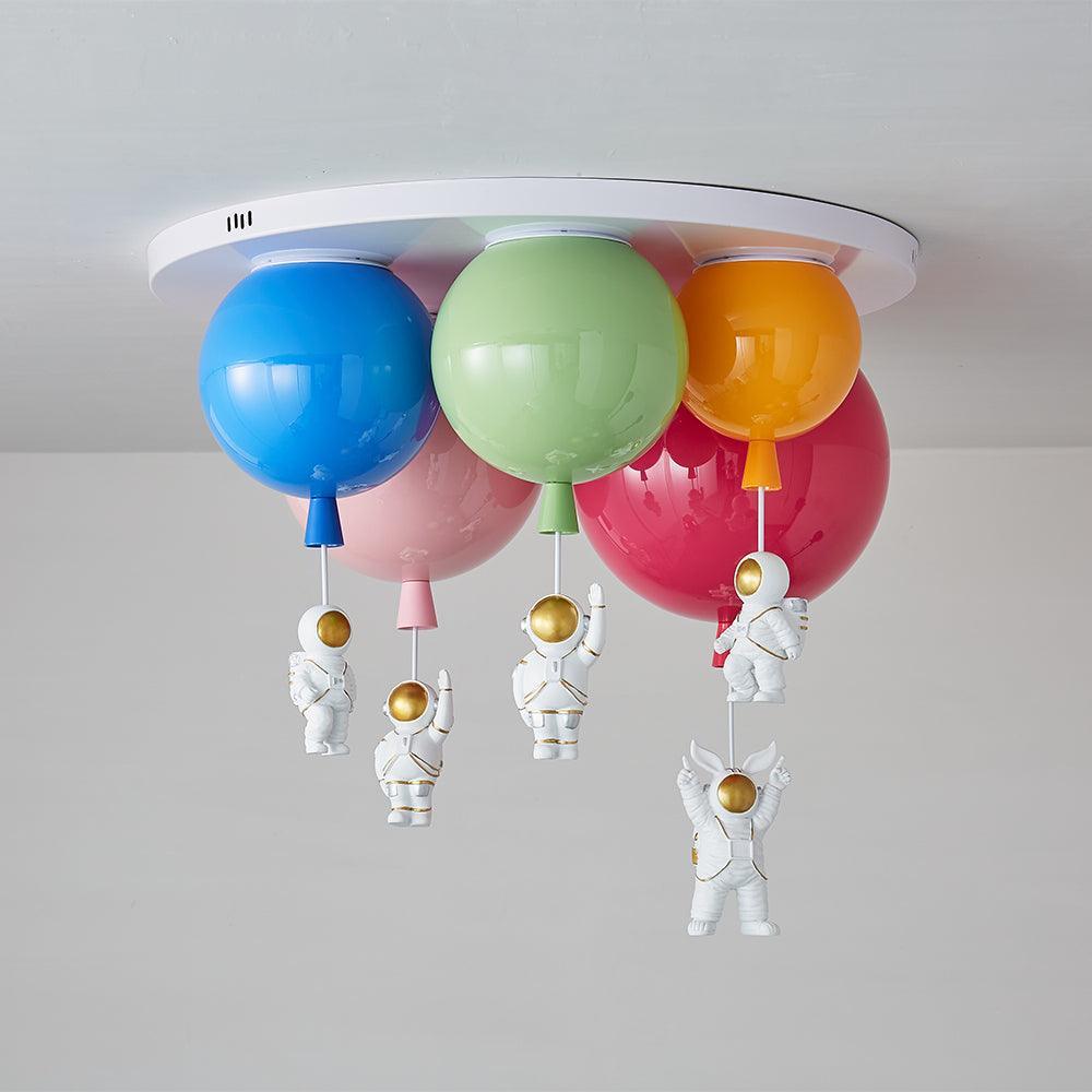 Lustra Ceiling Lamp Astronaut Glossy Balloon for Kid's Room - Letslighting