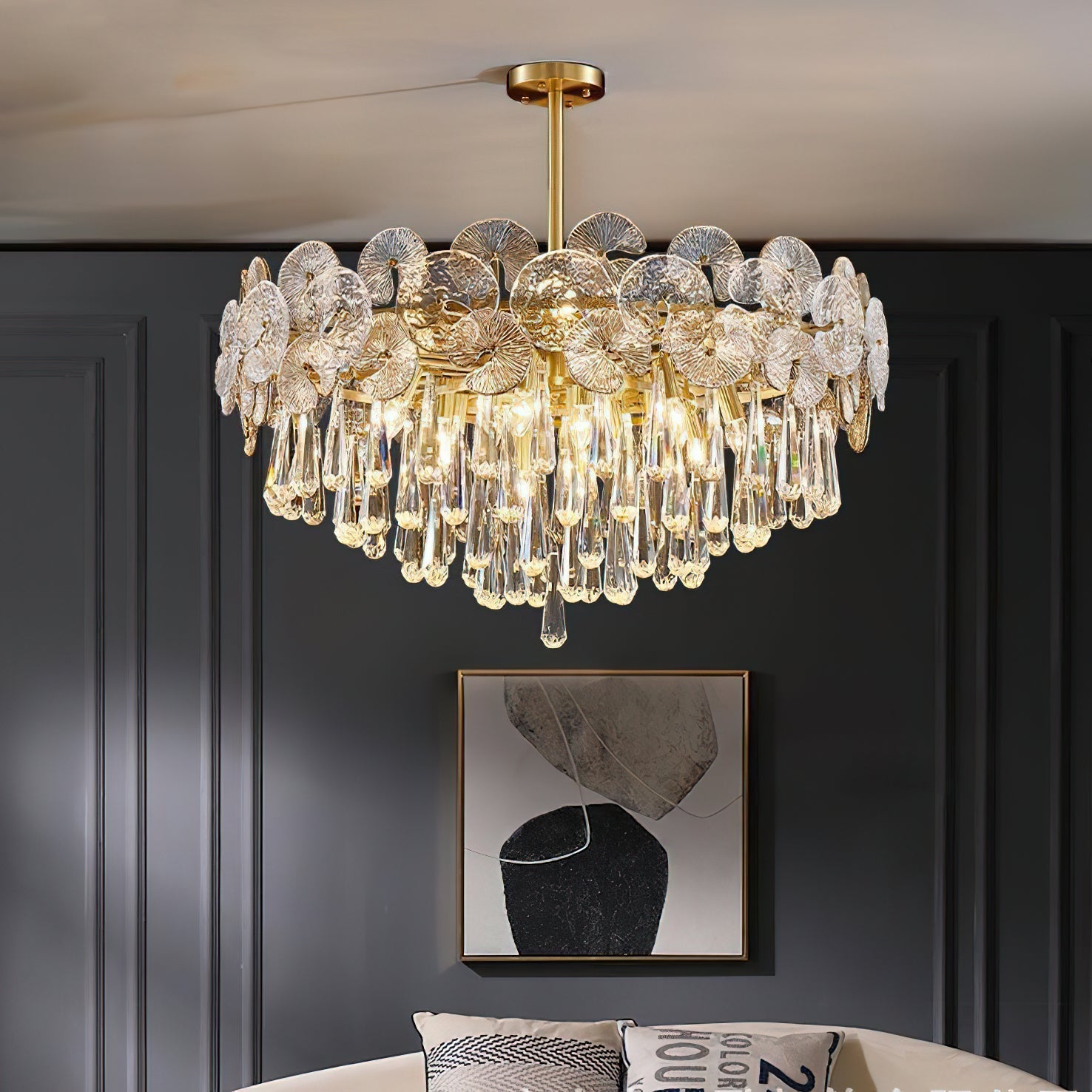 Caeluvyo Luxury Elegance Crystal Chandelier - Letslighting