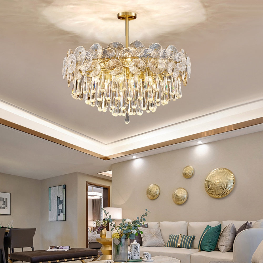 Caeluvyo Luxury Elegance Crystal Chandelier - Letslighting