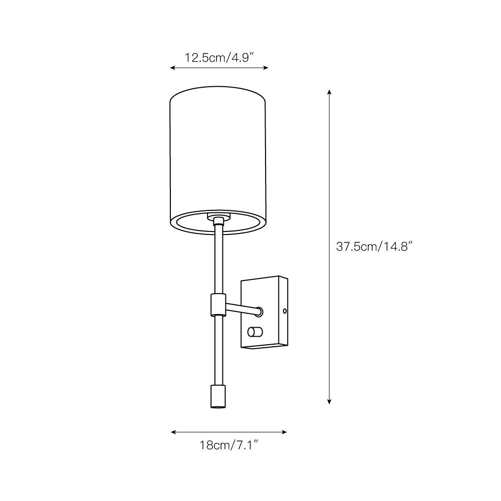 Eirikuvyo Fabric Wall Lamp - Letslighting