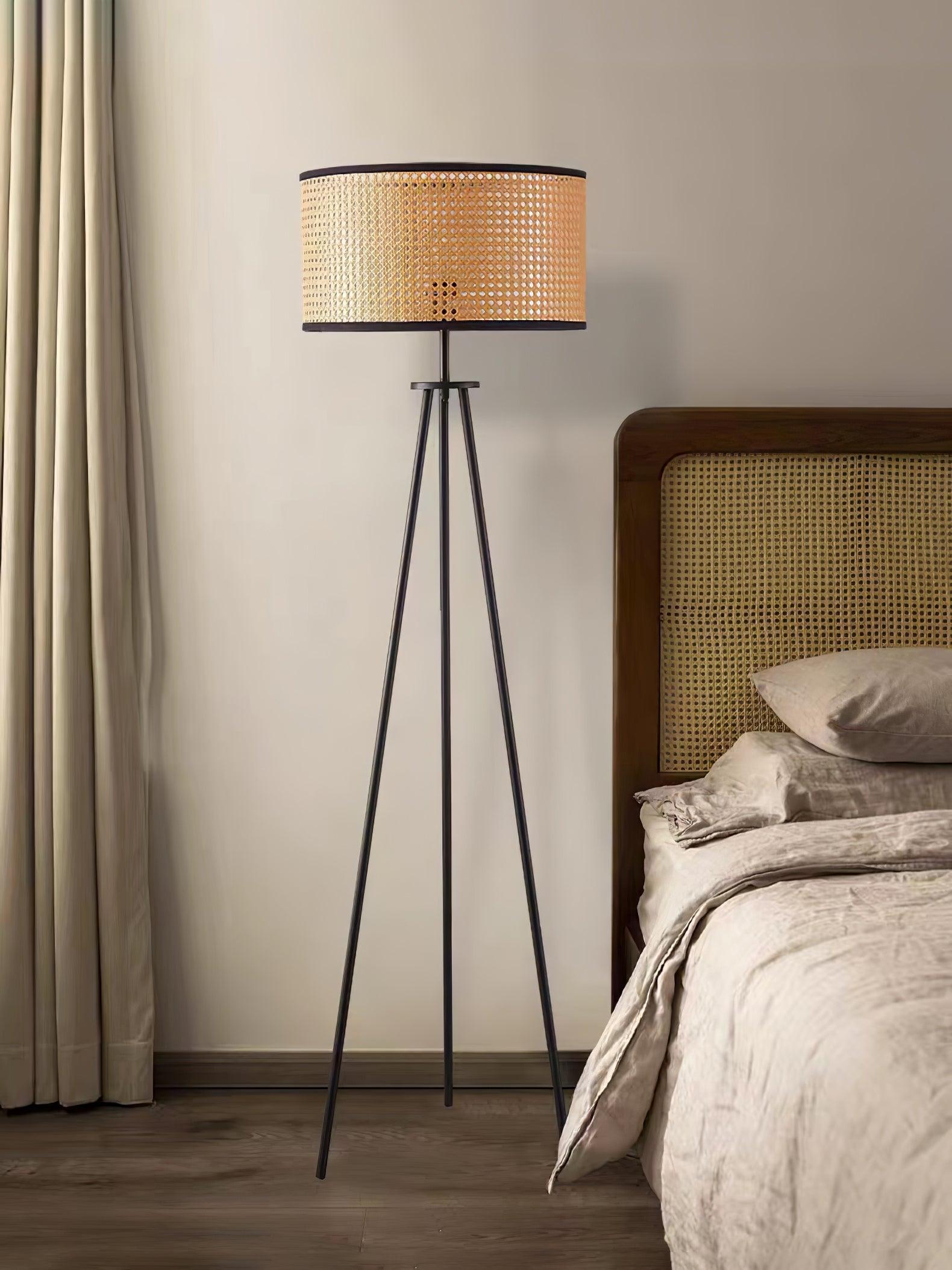 Trio Vintage Bamboo Floor Lamp - Letslighting