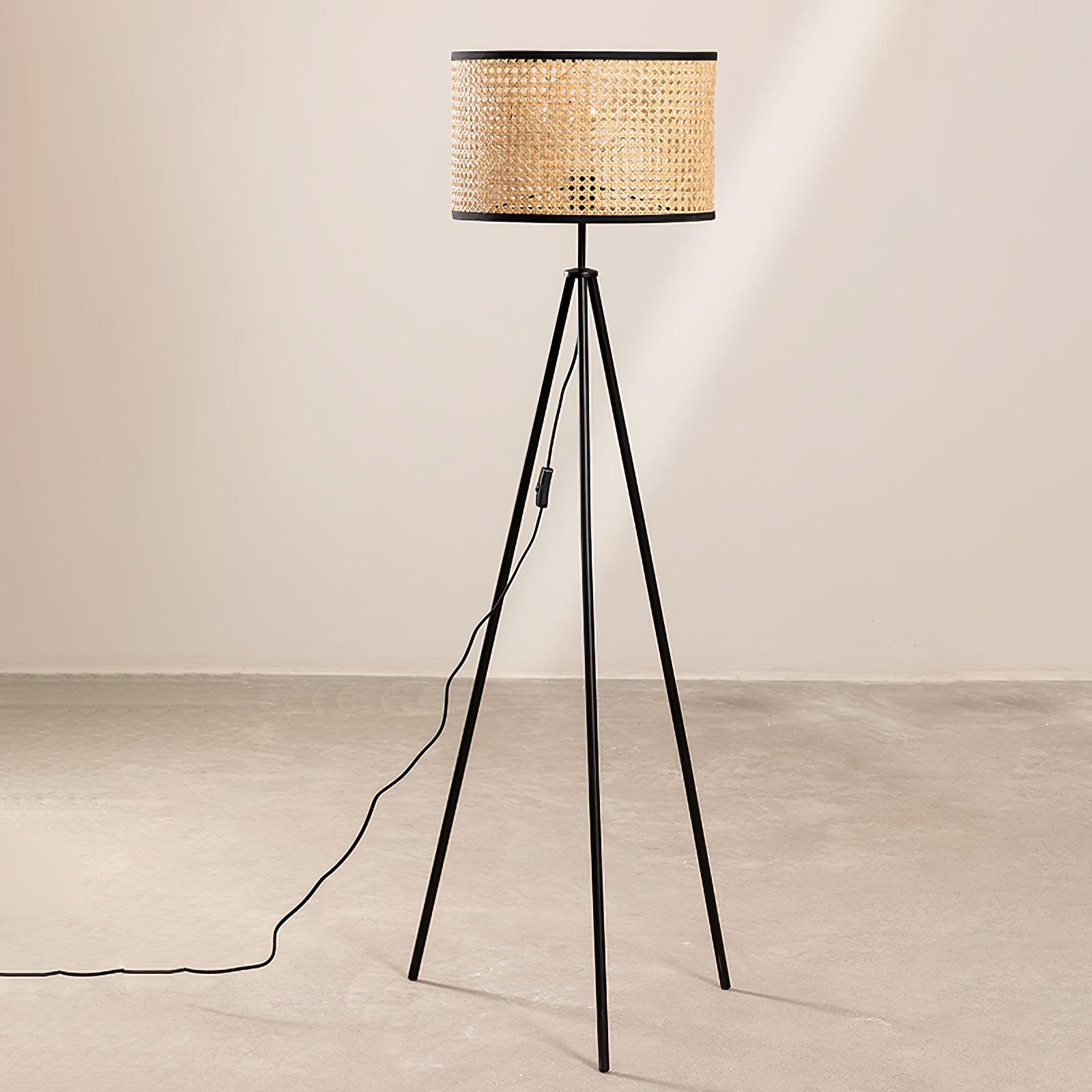 Trio Vintage Bamboo Floor Lamp - Letslighting