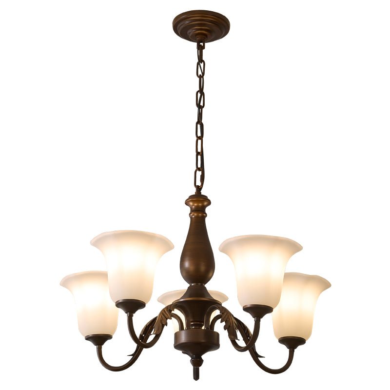 Uveleth Traditional Elegance Glass Chandelier - Letslighting