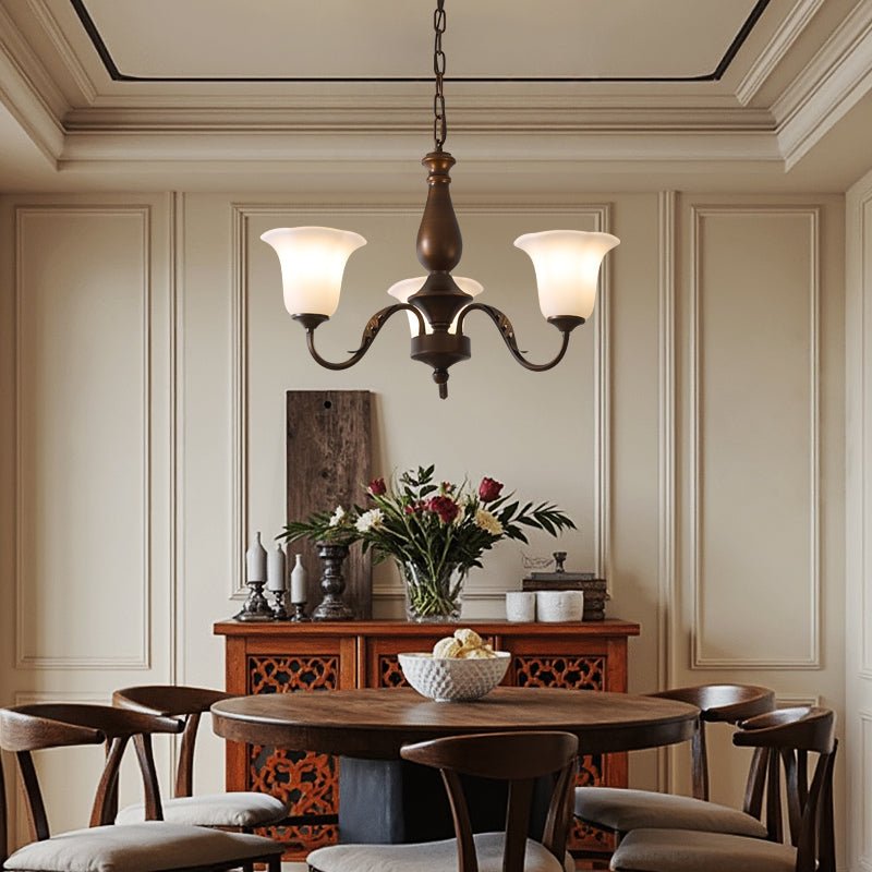 Uveleth Traditional Elegance Glass Chandelier - Letslighting