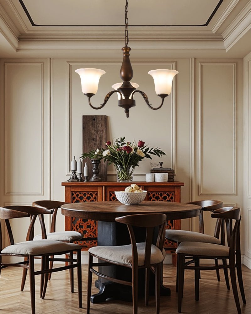 Uveleth Traditional Elegance Glass Chandelier - Letslighting
