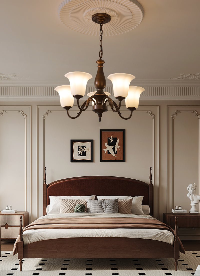Uveleth Traditional Elegance Glass Chandelier - Letslighting