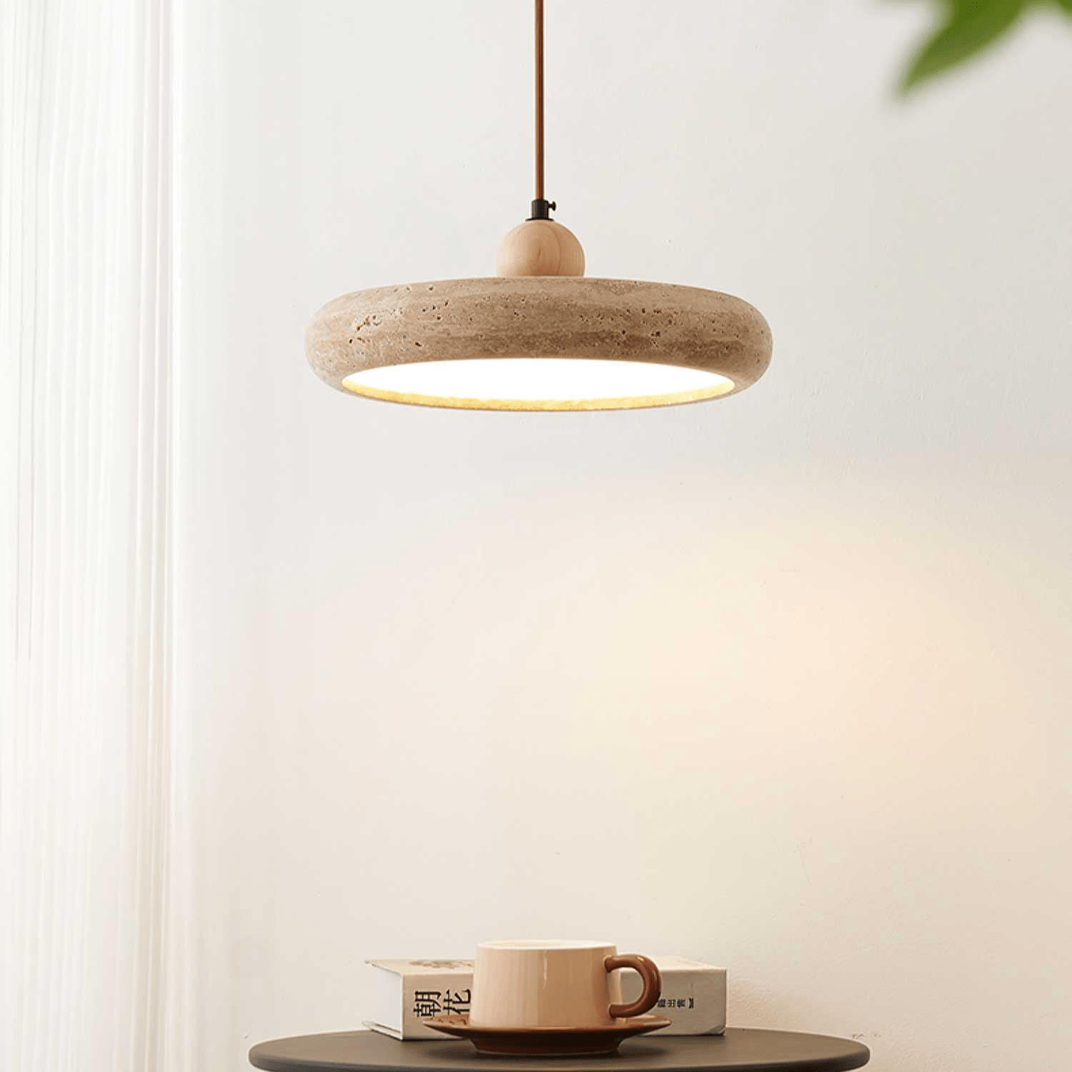 Zesolor Minimalist Travertine Pendant Light - Letslighting