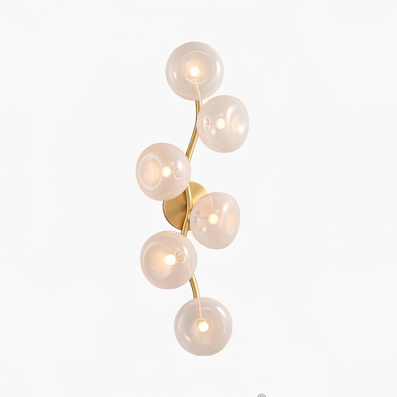 Hunter Wall Lamp Vine Nordic Art Glass - Letslighting