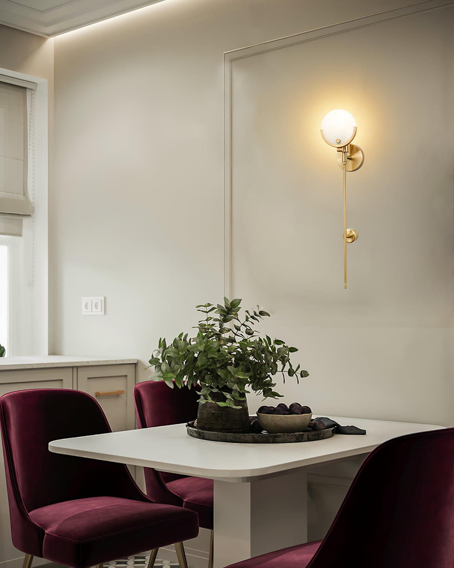 Zavarara Sphere Alabaster Wall Light - Letslighting