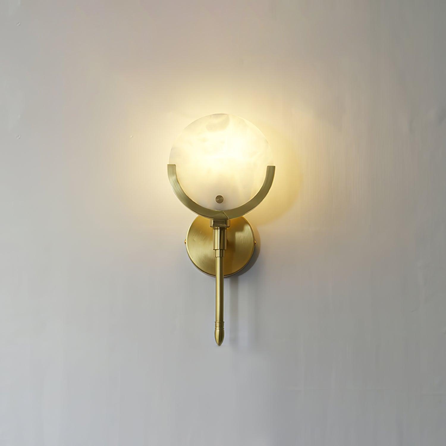 Zavarara Sphere Alabaster Wall Light - Letslighting