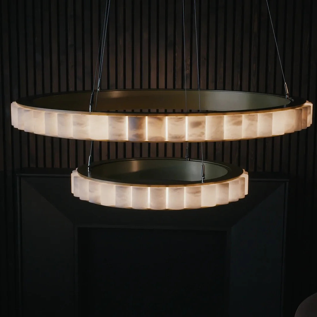 Sifuvyh Postmodern Luxury Stainless Alabaster Chandelier - Letslighting
