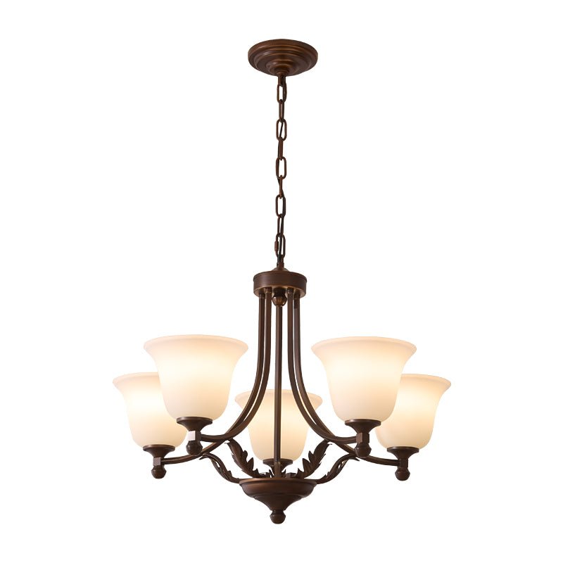 Elorira Traditional Elegance Bloom Glass Chandelier - Letslighting