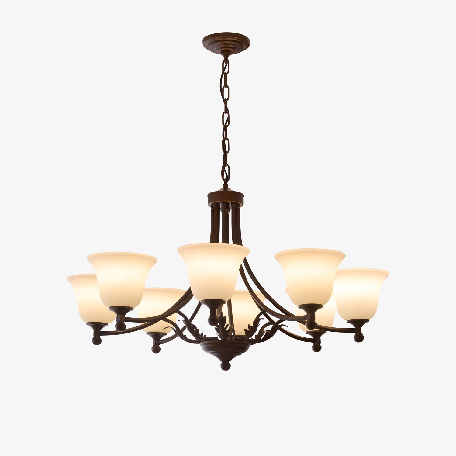 Elorira Traditional Elegance Bloom Glass Chandelier - Letslighting