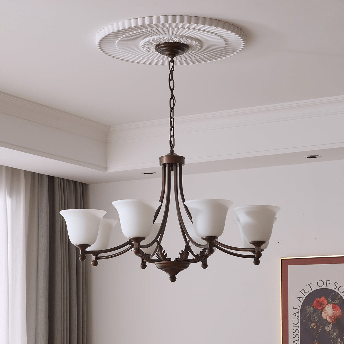 Elorira Traditional Elegance Bloom Glass Chandelier - Letslighting
