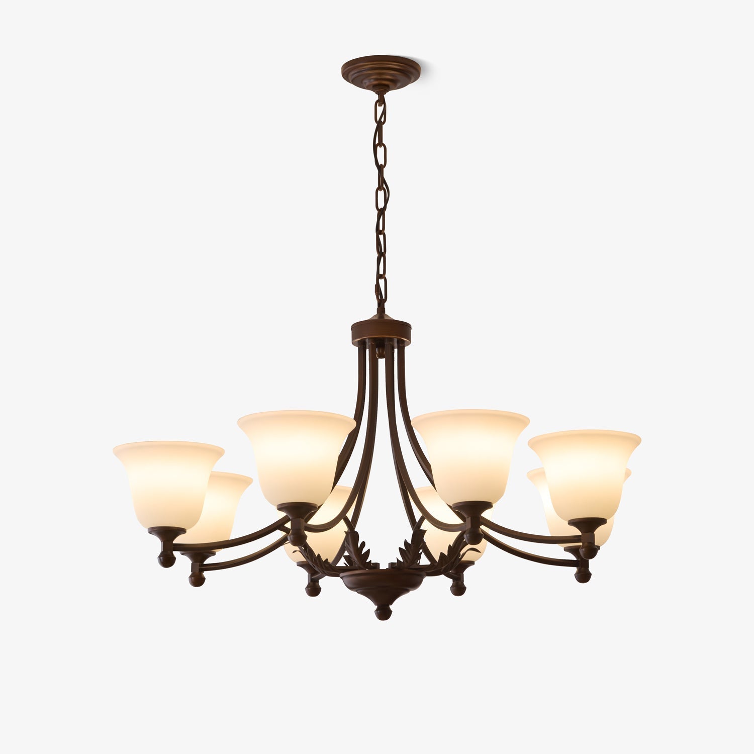 Elorira Traditional Elegance Bloom Glass Chandelier - Letslighting