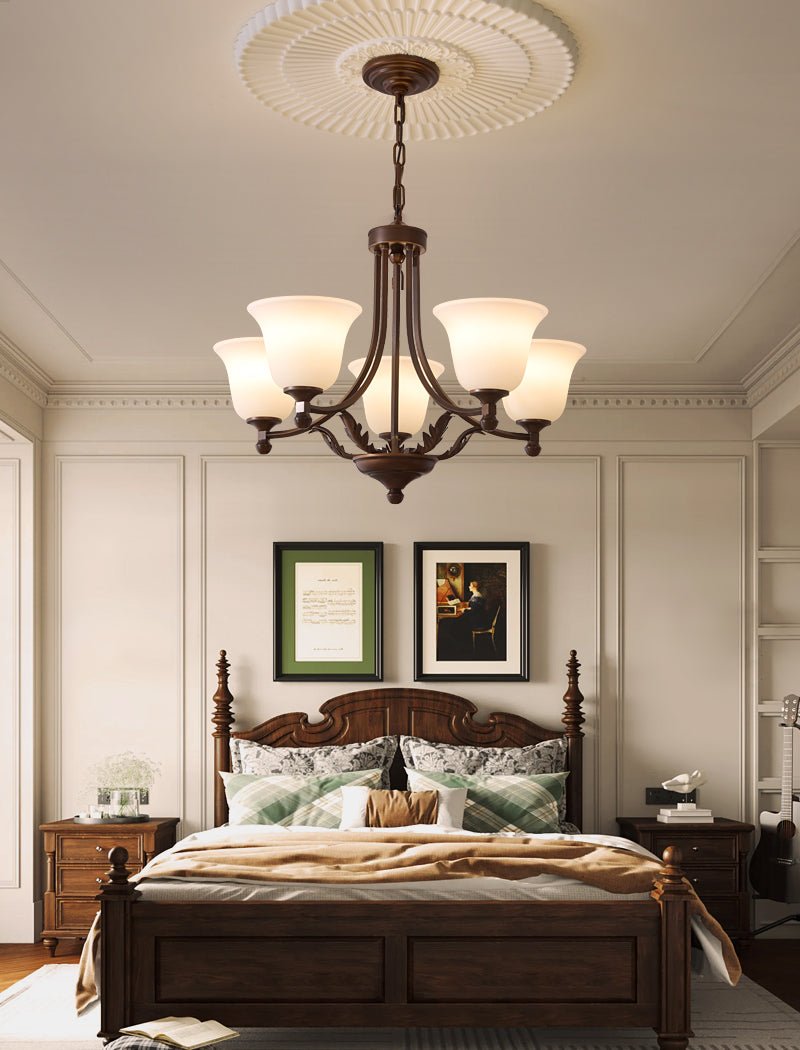 Elorira Traditional Elegance Bloom Glass Chandelier - Letslighting