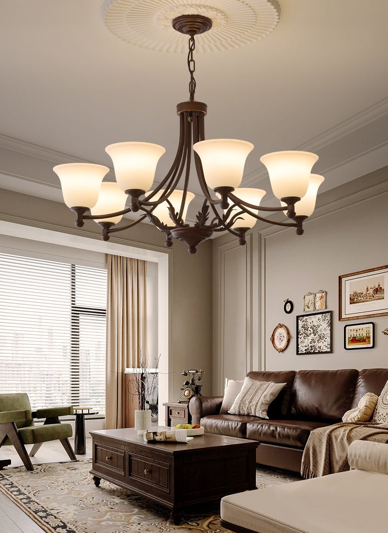 Elorira Traditional Elegance Bloom Glass Chandelier - Letslighting