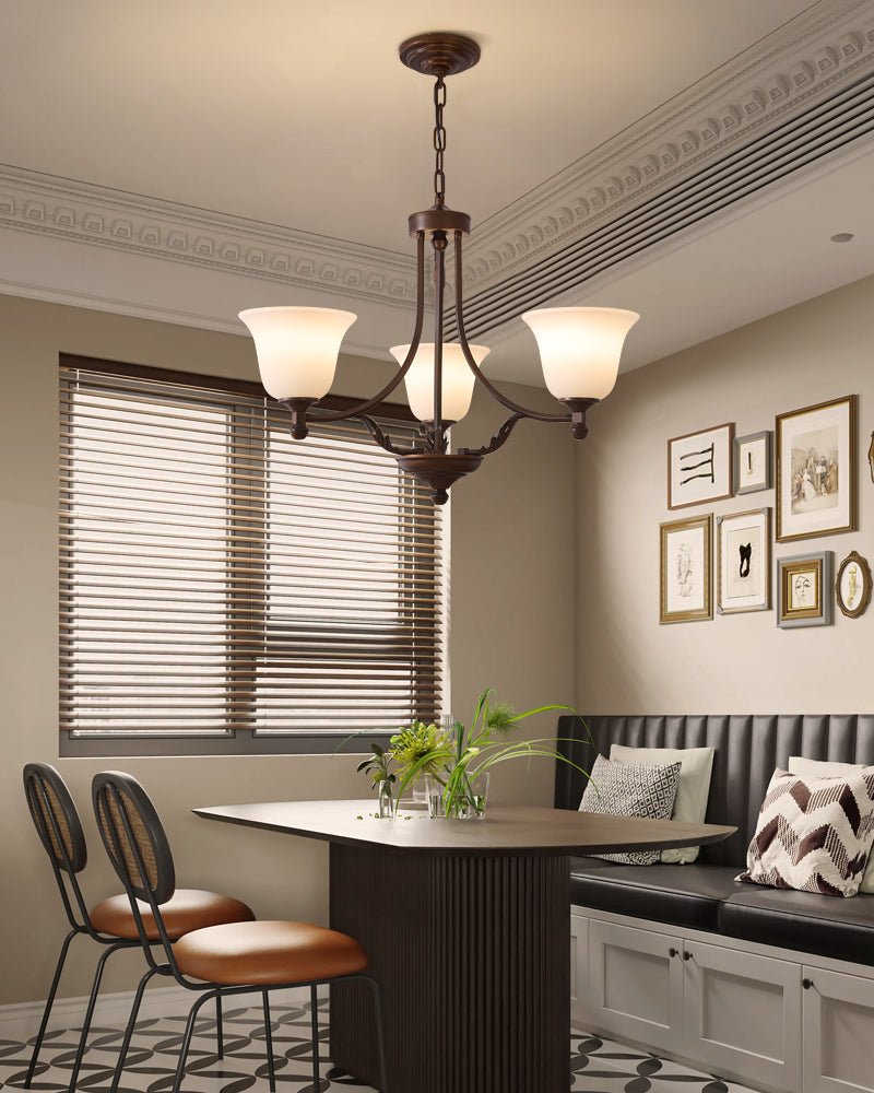 Elorira Traditional Elegance Bloom Glass Chandelier - Letslighting