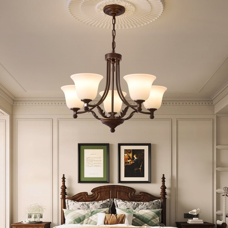 Elorira Traditional Elegance Bloom Glass Chandelier - Letslighting
