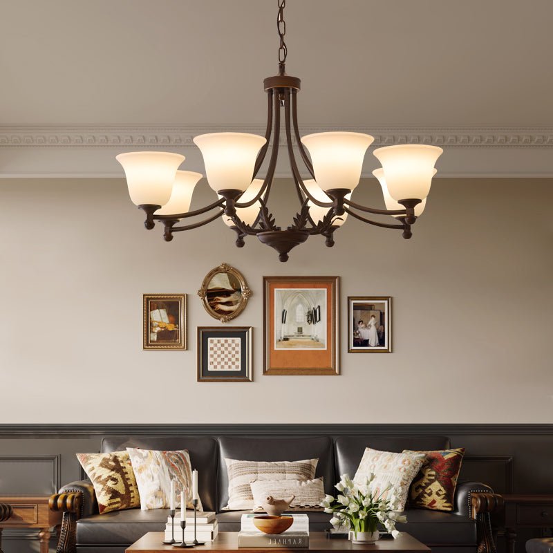 Elorira Traditional Elegance Bloom Glass Chandelier - Letslighting
