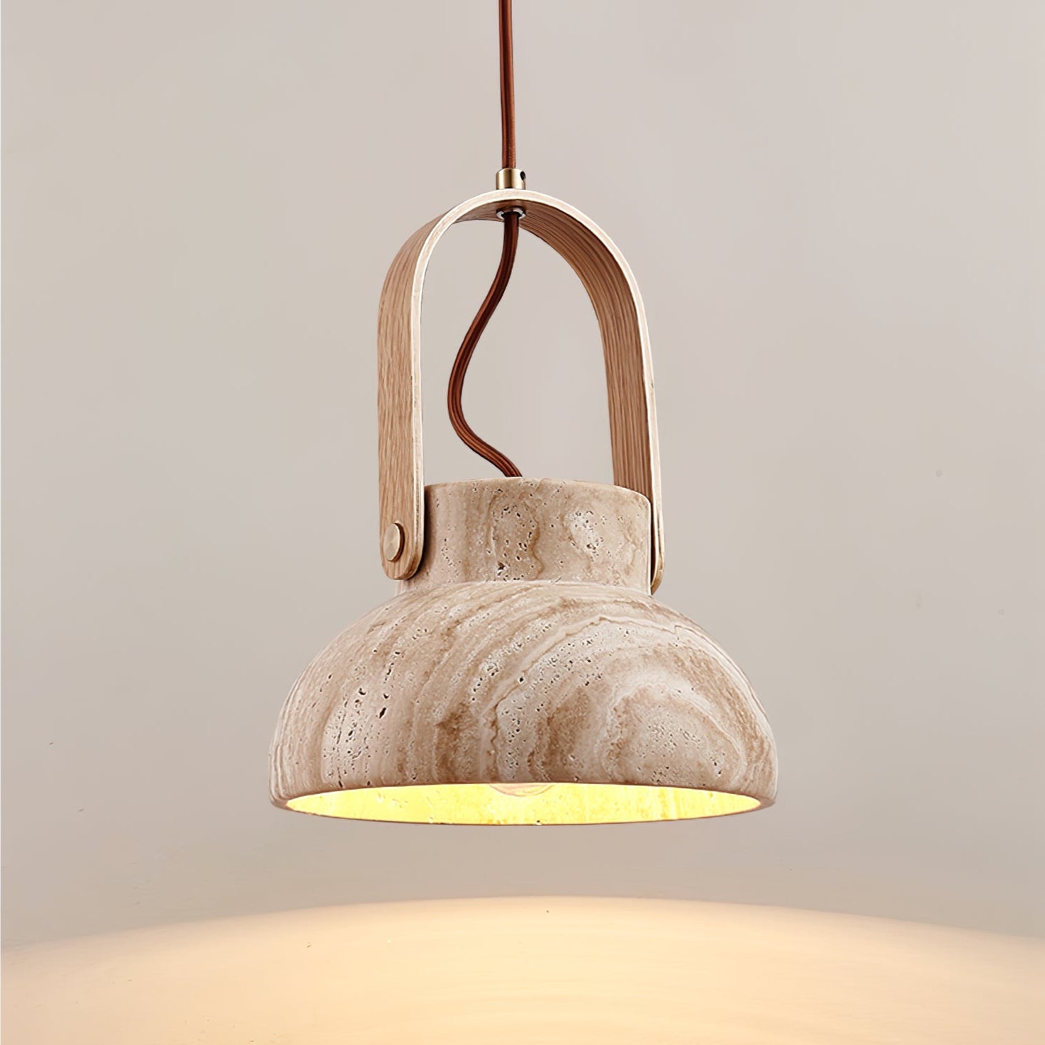 Aveline Travertine Pendant Light - Letslighting