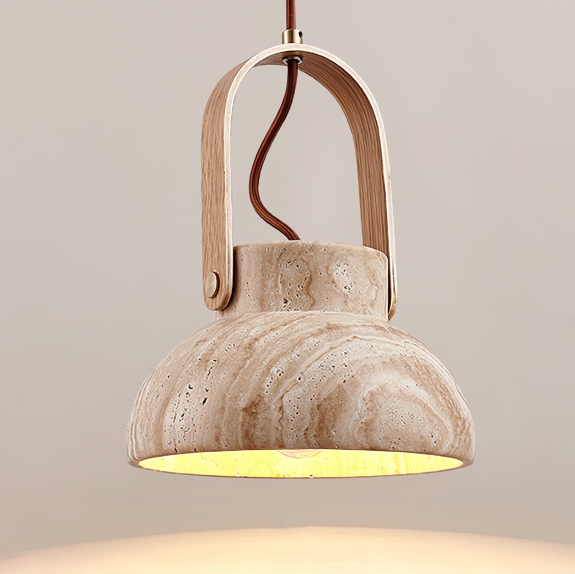Aveline Travertine Pendant Light - Letslighting