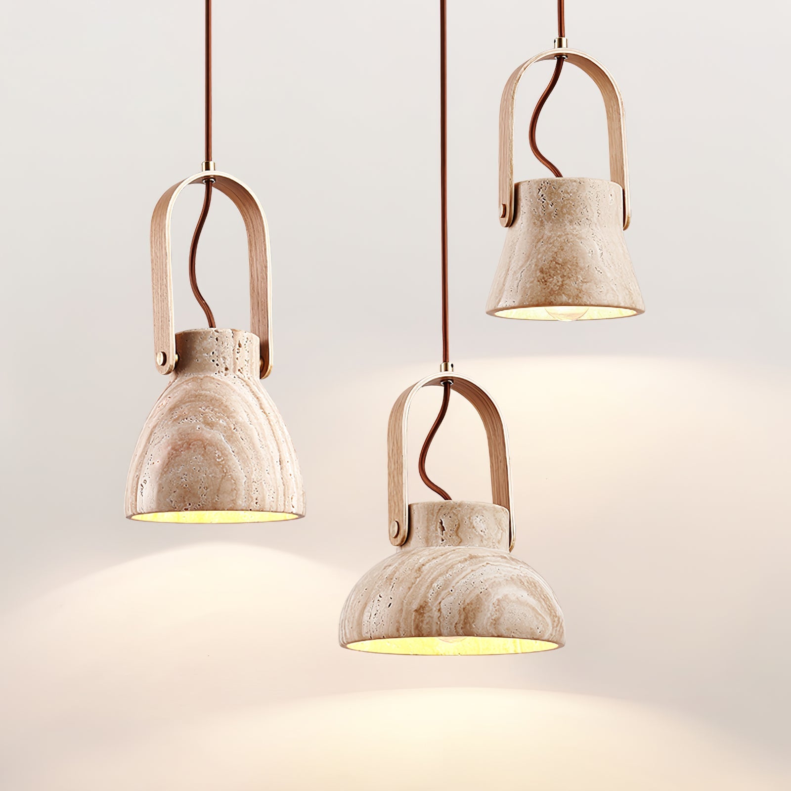 Aveline Travertine Pendant Light - Letslighting