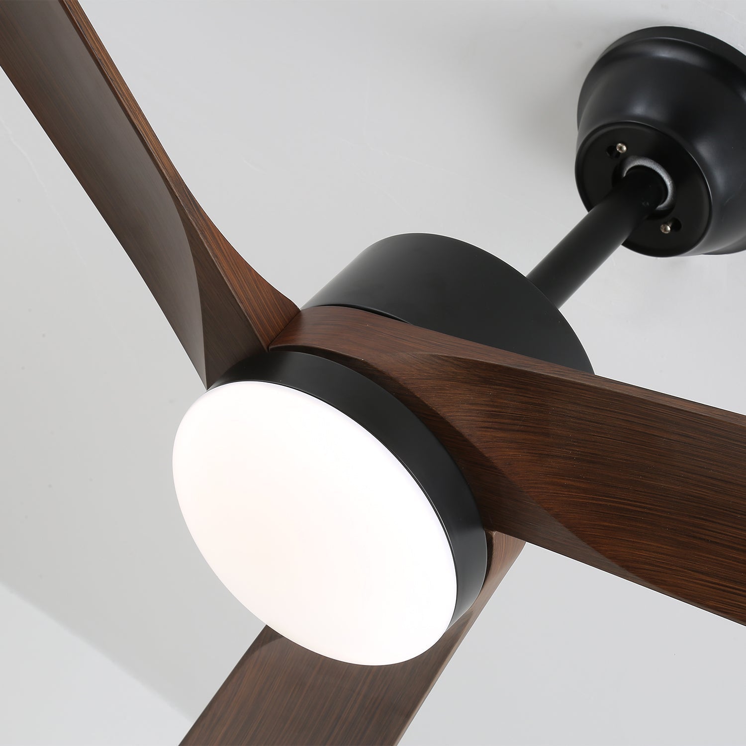 Evraeis Modern Wood Ceiling Fan Light - Letslighting
