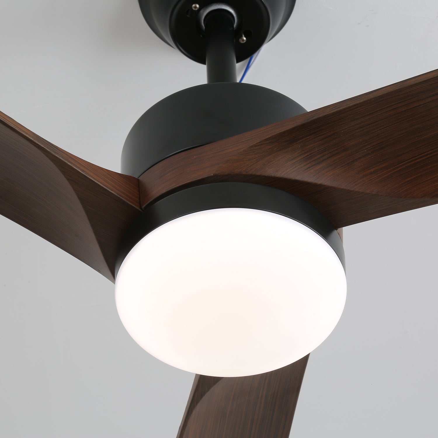 Evraeis Modern Wood Ceiling Fan Light - Letslighting
