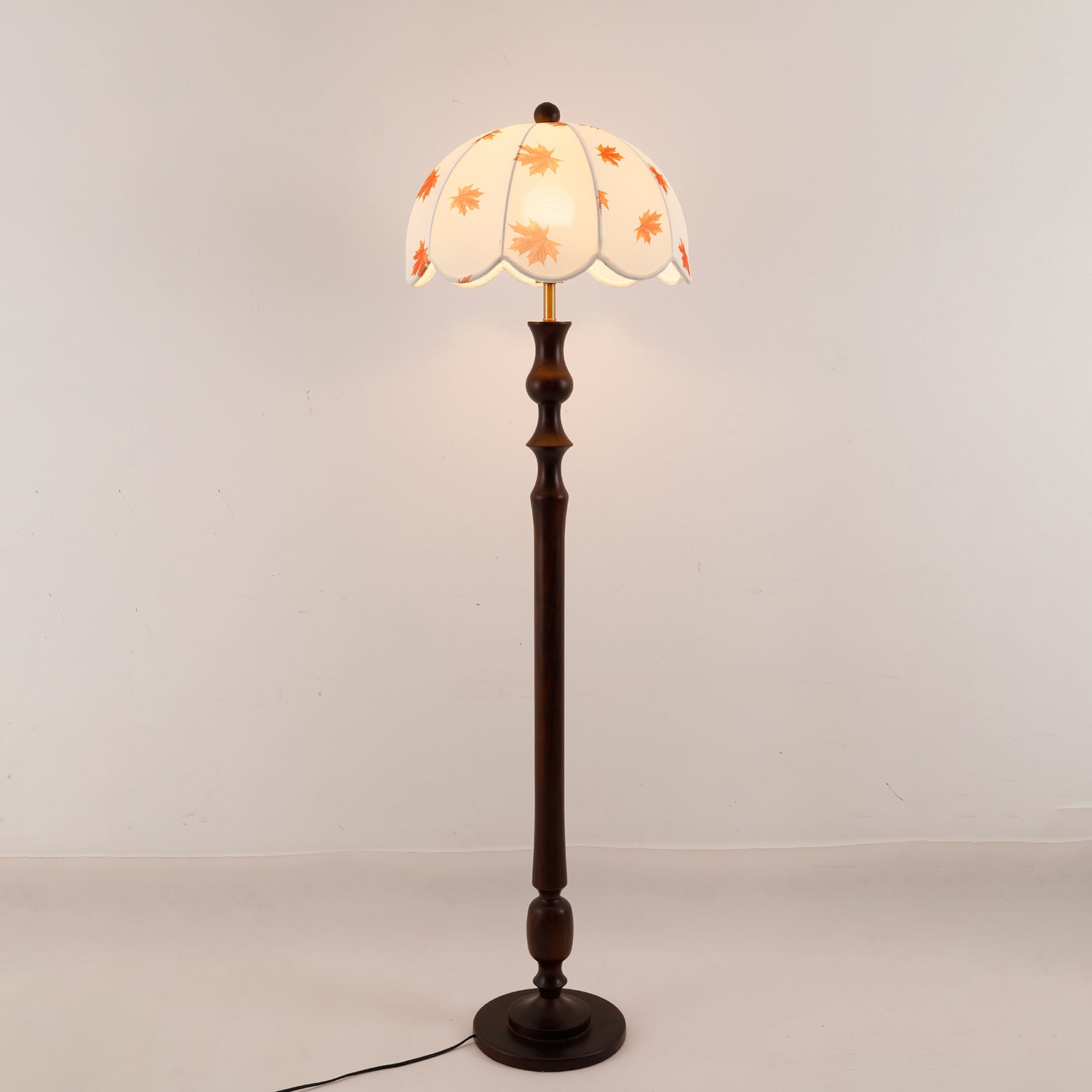 Mapler Wood Fabric Elegant Floor Lamp - Letslighting