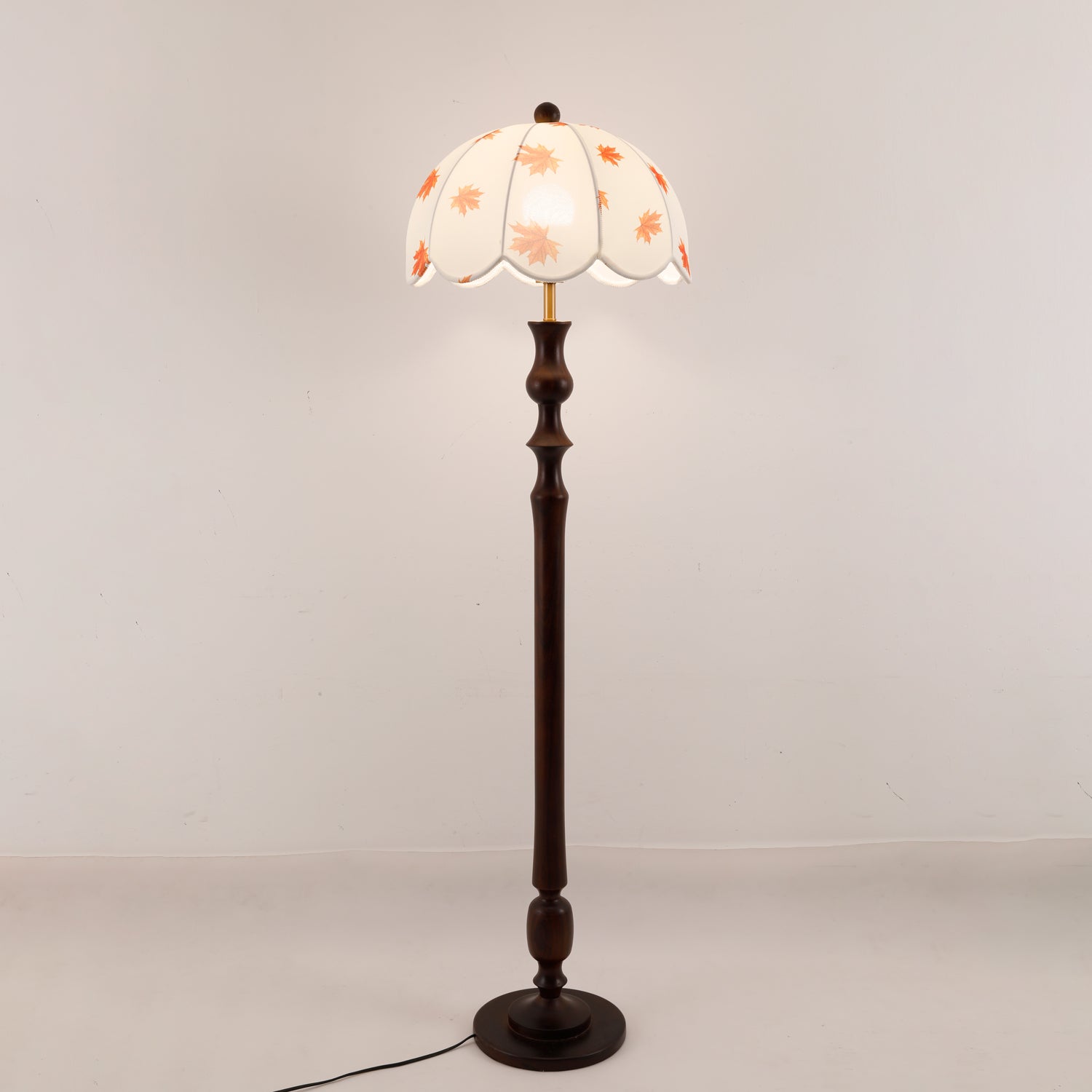 Mapler Wood Fabric Elegant Floor Lamp - Letslighting