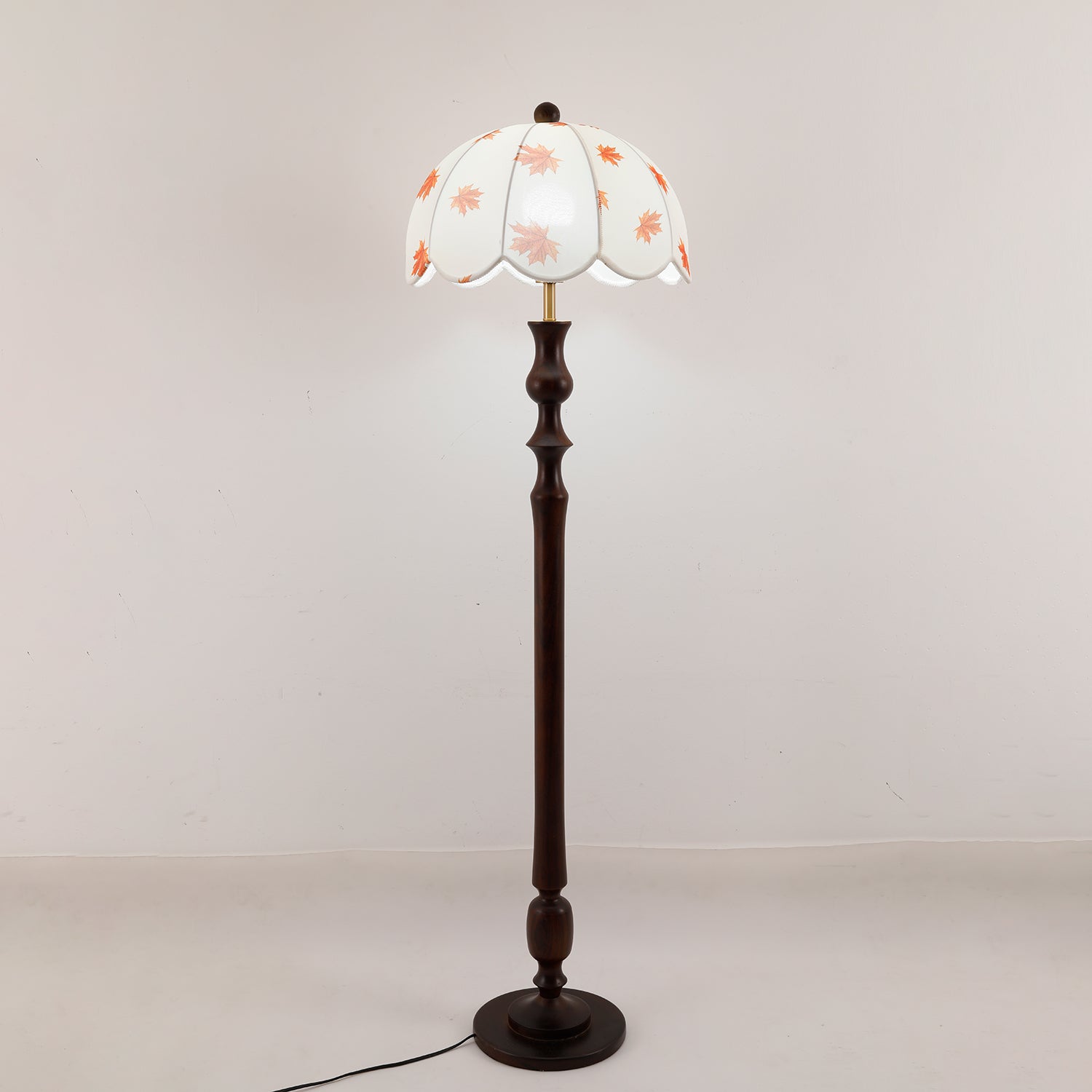 Mapler Wood Fabric Elegant Floor Lamp - Letslighting