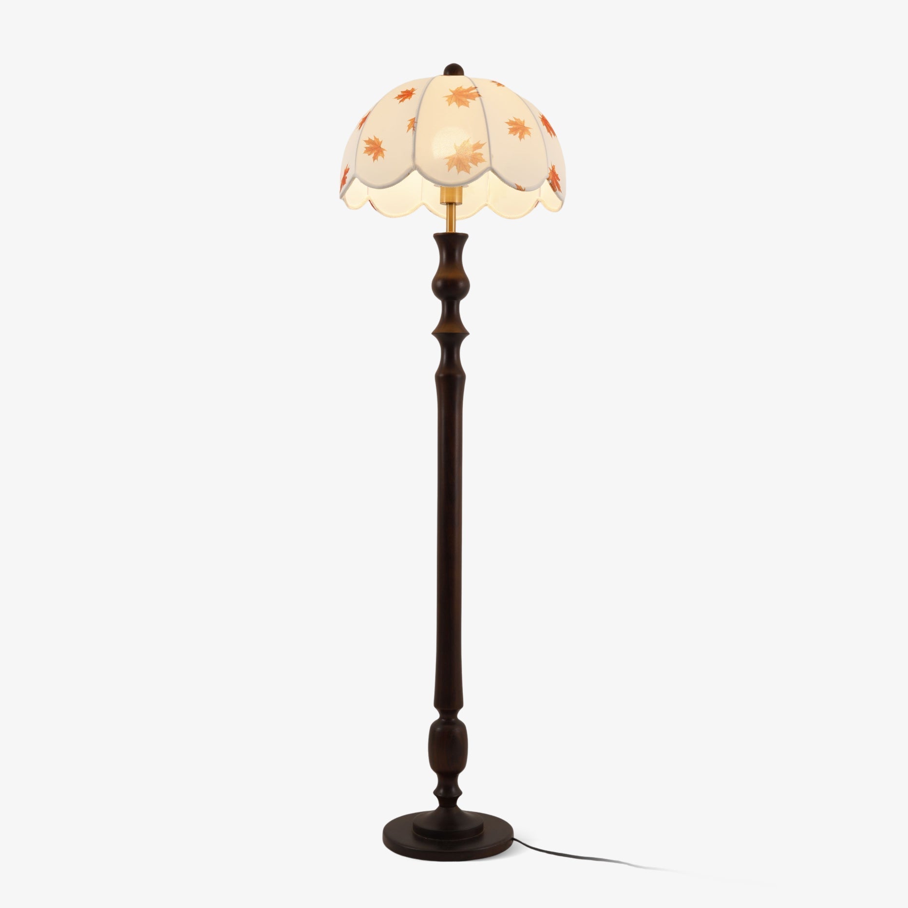 Mapler Wood Fabric Elegant Floor Lamp - Letslighting