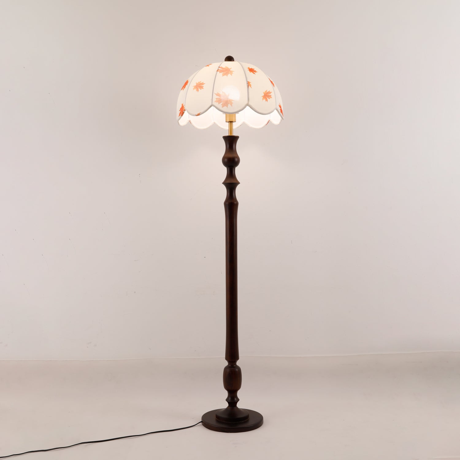 Mapler Wood Fabric Elegant Floor Lamp - Letslighting