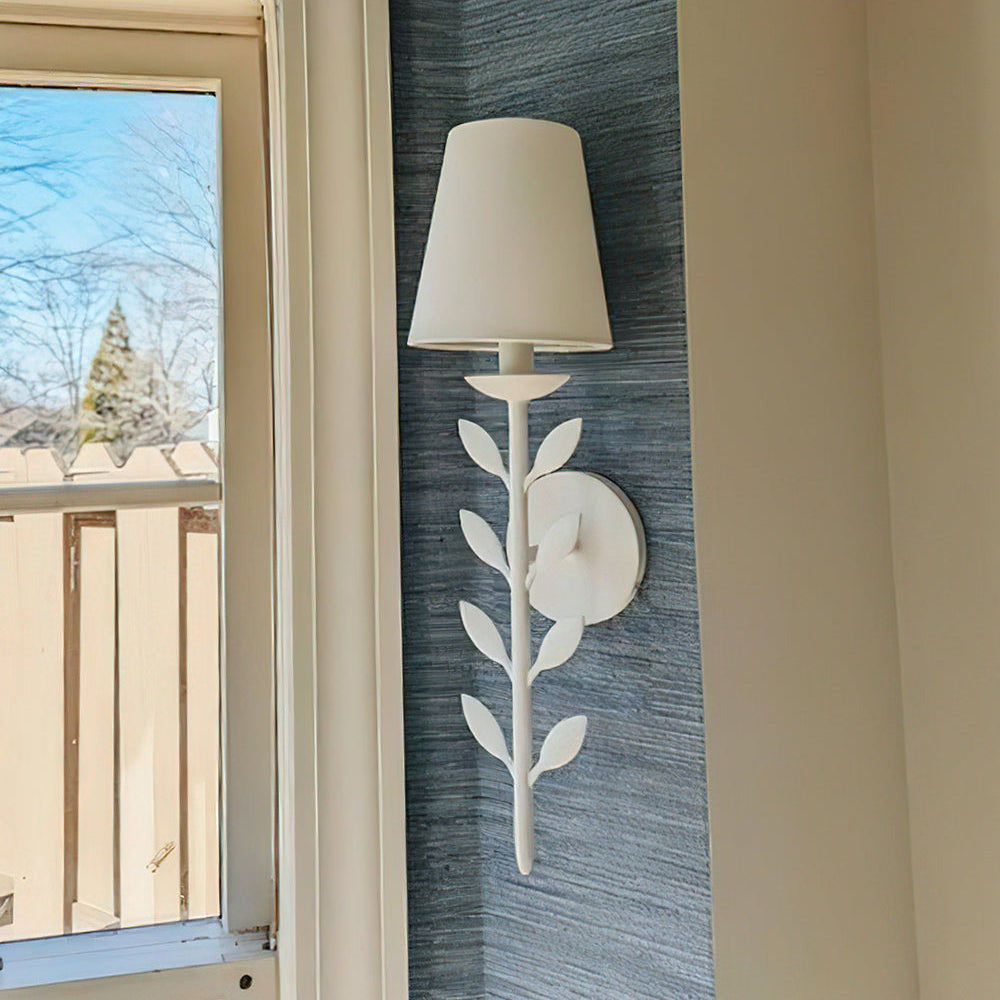 Evoque Gold Leaf Wall Sconce - Letslighting