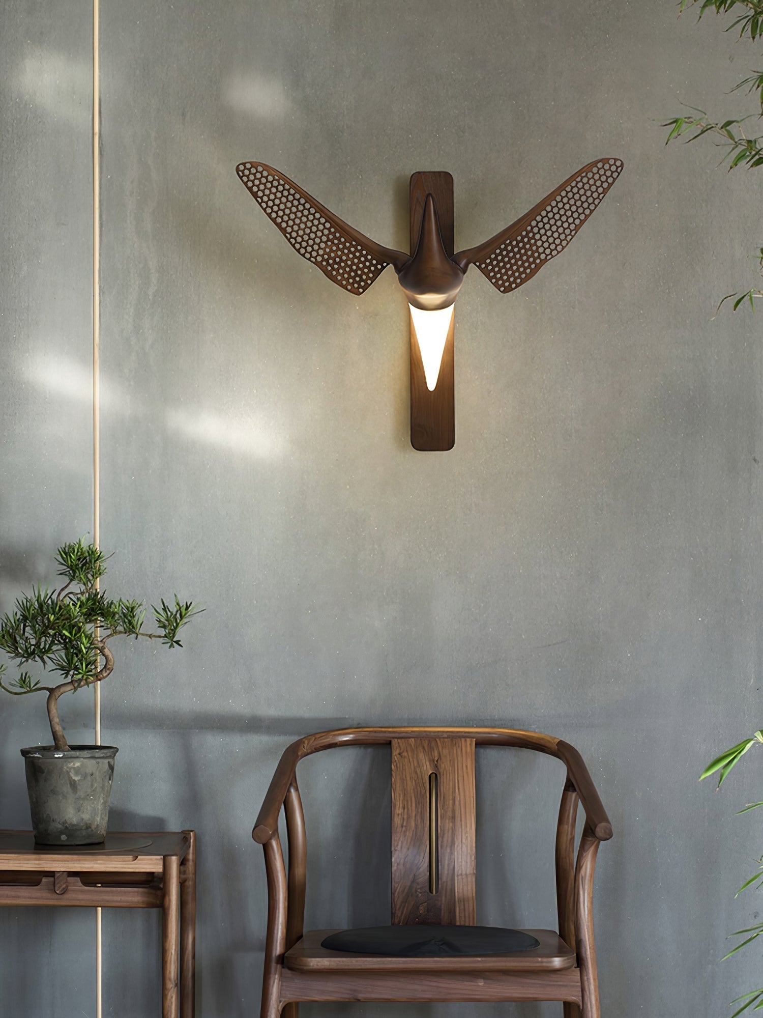Avesa Individual Creativity Wood Wall Light - Letslighting