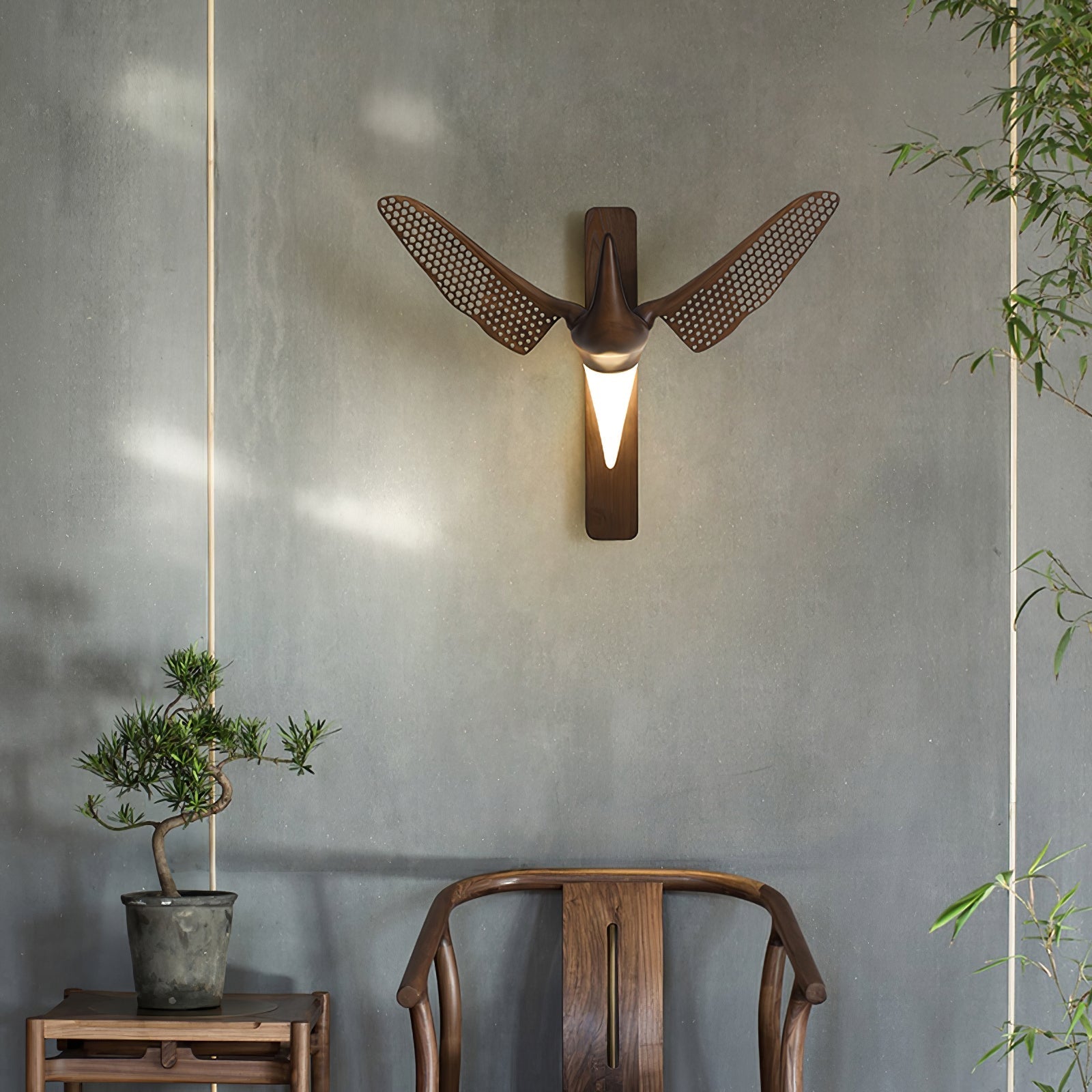 Avesa Individual Creativity Wood Wall Light - Letslighting