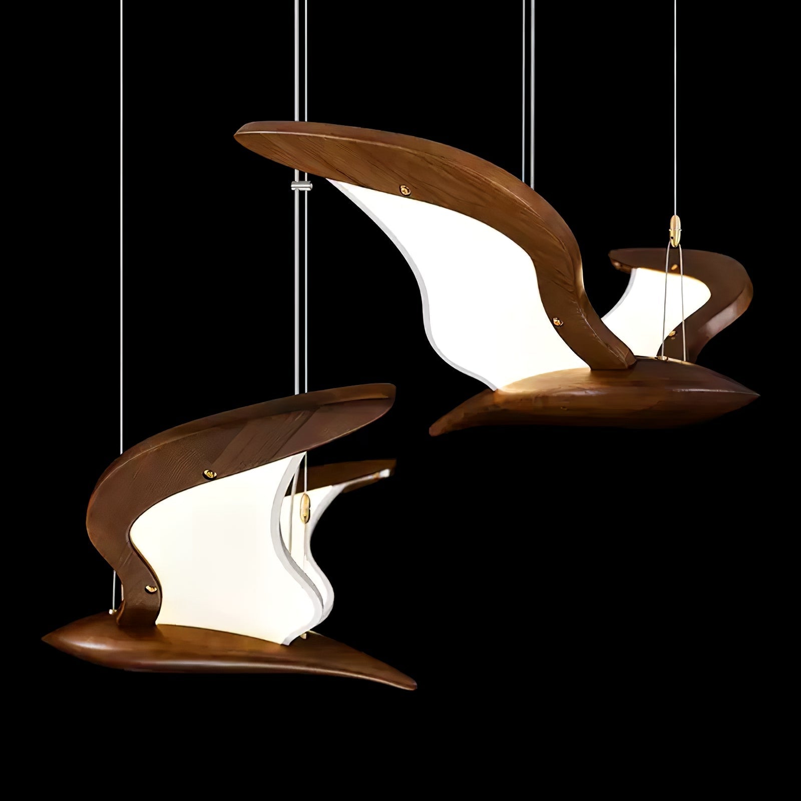 Lyvynia Organic Wood Pendant Light - Letslighting