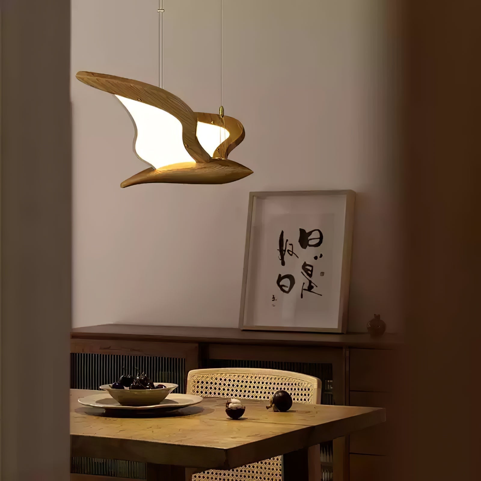 Lyvynia Organic Wood Pendant Light - Letslighting