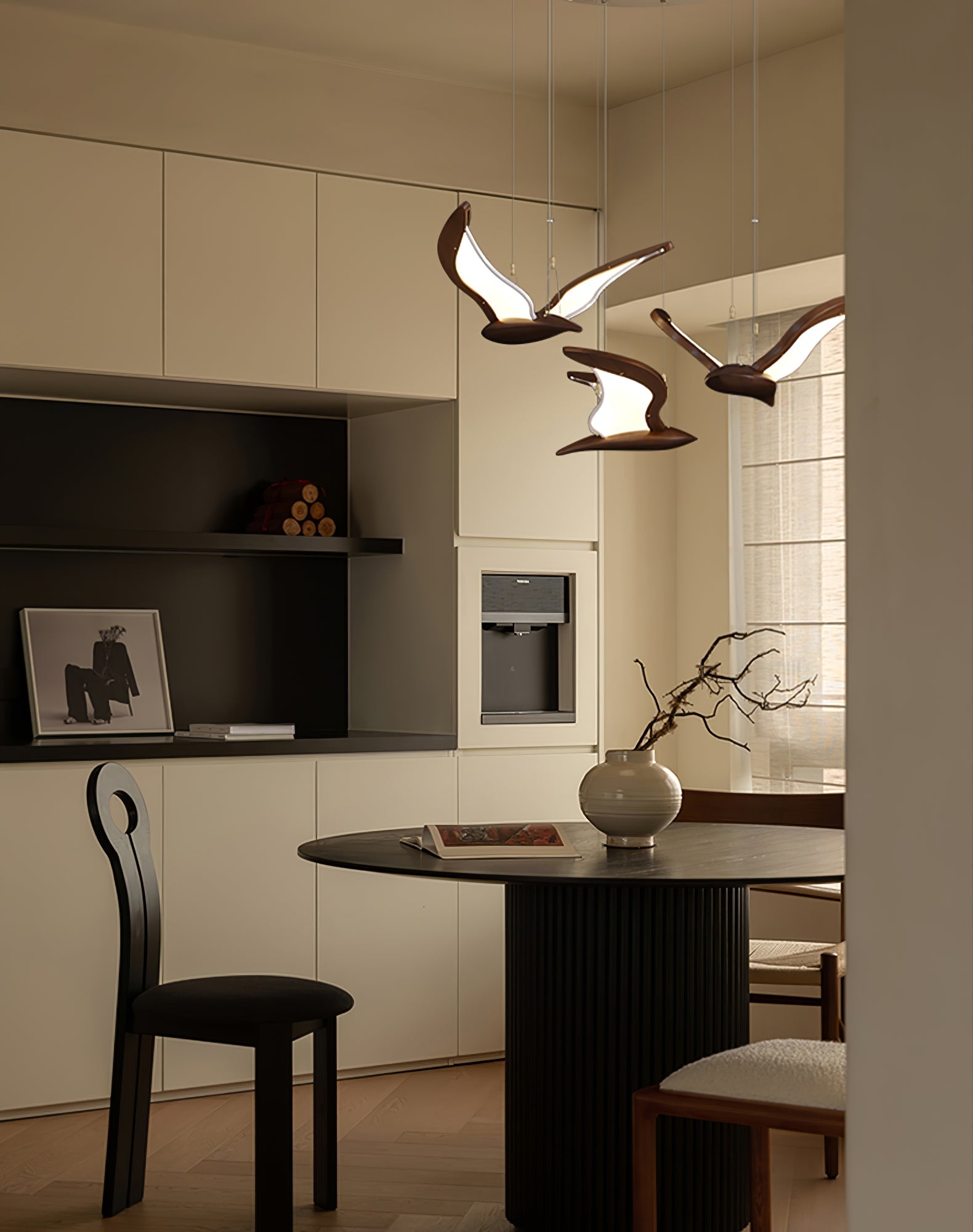 Lyvynia Organic Wood Pendant Light - Letslighting