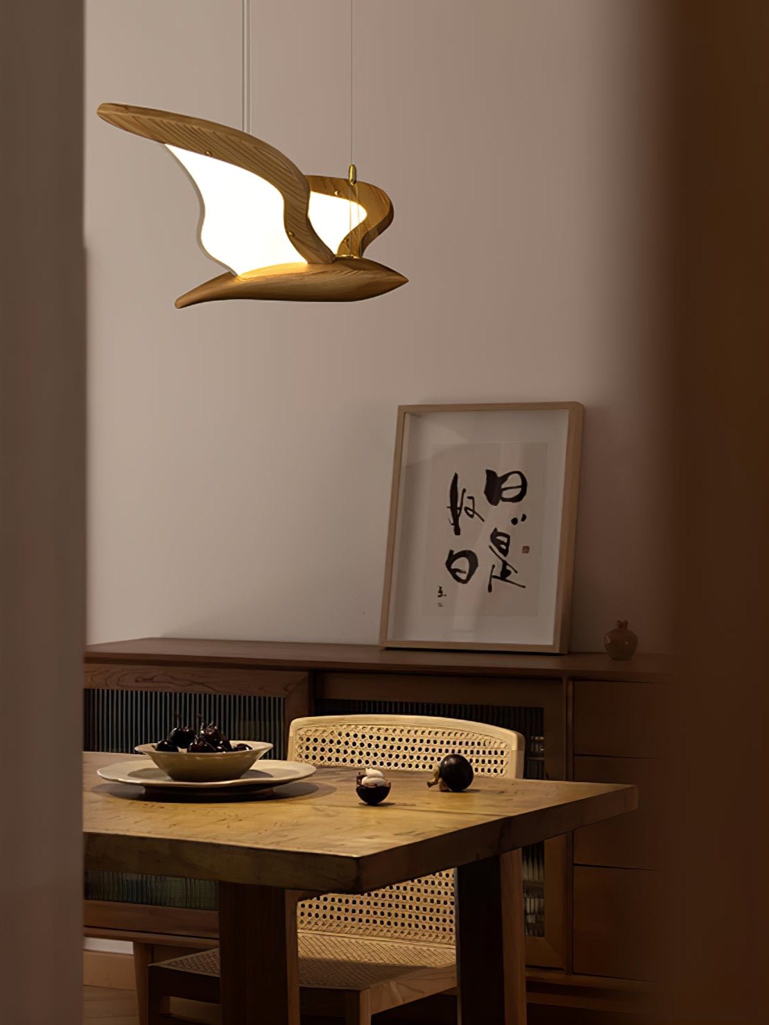 Lyvynia Organic Wood Pendant Light - Letslighting