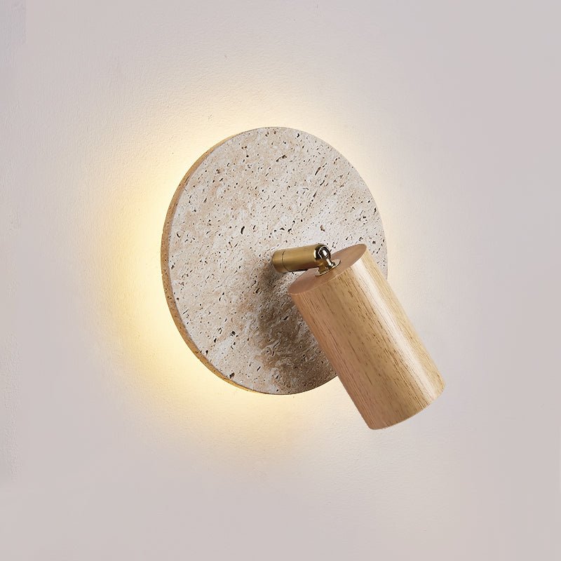 Axis Modern Travertine Sconce